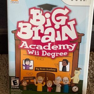 Nintendo Big Brain Academy Wii Degree - White, Blue, Brown